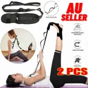 2x Yoga Ligament Stretching Belt Foot Corrector Rehabilitation Training Strap