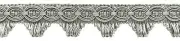 Scalloped Fringe Gimp, Style# SF0150FG, Color# 049 - Silver Grey [27 Yards]