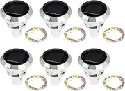 Wine Bottle Lights | 6X Fairy String Light - Solar Powered Waterproof Lamp, Outdoor Decor for Patio Holiday Wedding Garden Pathway