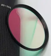 Camera Filter 402NM-704NM Ultraviolet Infrared Cutting Infrared Lens Filter for 30 37 40.5 43 46 49 52 55 58 62 67 72 77 82 Wide-Angle Camera Lenses(67mm)