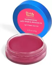 Lip Tint Balm for Rosy Pink Tinted Lips | Natural Lip Tint for Dark Lips with Or