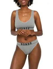 [Bonds] Originals Retro Rib High Bikini Brief in Grey