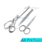 Tailor Scissors 10" Embroidery Scissor Upholstery Fabric Cutting Stainless Steel