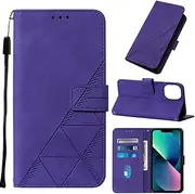 PU Leather Compatible with Tecno Camon 19 Neo CH6i Case,Compatible with Tecno Camon 19 Neo CH6i Card Holder Wallet Flip Magnetic Closure Stand Purple