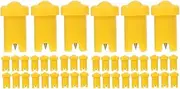 SOESFOUFU 2sets Duo Bottle Tips Lash Kit Diy Lash Supplies Bottle Nozzle Pin 100pcs*2