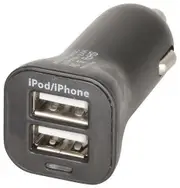Powertech plus 2.4A Dual USB Car Charger Cigarette Lighter Adaptor