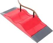 GARIOUANS Versatile Miniature Finger Skateboard Ramp Plastic Skatepark Obstacle for Finger Skateboarding Fun for Skill Development and Coordination Training