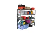 Industrial Garage Longspan Shelving Starter Bay Rack 1820 x 1953W x 610D 4 Shelf