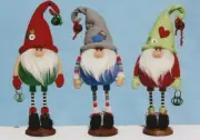 Cloth Folk Art Doll Pattern "Roly Poly Standing Gnomes" By Ginny Lettorale