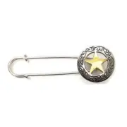 3" Show Blanket Pin With Concho For Equestrian And Livestock