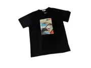 M(JPN) size Initial D Takumi Fujiwara AE86 T-shirt Black from Japan Rare