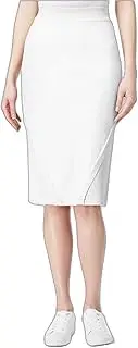 [RACHEL Rachel Roy] Womens Pointelle Inset Pull On Pencil Skirt White