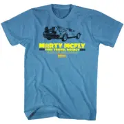 Back to The Future Marty McFly Time Travel Agency Men's T Shirt