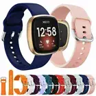 Silicone Watchband For fitbit Versa 3/Sense Smartwatch Classic Bracelet Strap