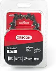 Oregon H78 ControlCut Chainsaw Chain for 20-Inch Bar – 78 Drive Links, Replacement Low-Kickback Chainsaw Blade, .050 Inch Gauge, .325 Inch Pitch, fits Echo, Poulan, Ryobi & Husqvarna Models (H78)