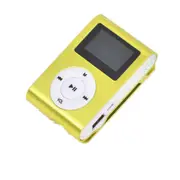 USBClip MP3 Player LCDScreen Support 32GB Micro SD TF Card- green