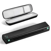 Portable Printer Wireless for Travel M08F Thermal Bluetooth Printer with Case...