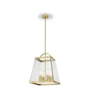 Colair 4 Light Pendant Solid Brass - COLAIR PE4-BRS