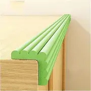 Corner Protectors，Foam Edge Protectors， Proofing Edge Guards Padding Adhesive, Furniture Edge and Corner Bumper Guards, Fireplace Bumper Guard for Sharp Corners of Cabinets, Tables(Green a,5m)
