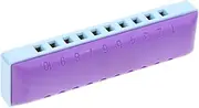 BAZEITFLOW 1Set Tones Blues Harmonica Diatonic Mouth Organ for Beginners with Storage Box Durable Abs Material for Adults for Travel and Family Gatherings