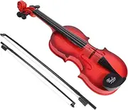 CORHAD Violin Violin Violin Beginner Starter Violins Mini Violin Smallest Violin 1/2 Violin Beginner Violin Trumpet Violin for Ages 5-9 Acoustic Violin Plastic Light Brown