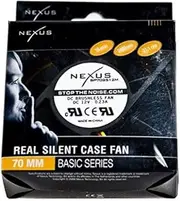 Nexus 70mm Real Silent Case Fan - 3.7" - Desktop - 21.1 CFM - 19.8 dB(A) - 2400 RPM