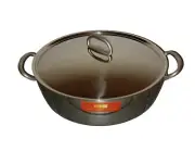 Daniel Boulud Clad 4-Qt Stainless Steel Braiser Pan with Domed Lid