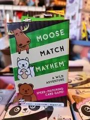 New! 'Moose Match Mayhem' card game. Speed-Matching by 'Taco Cat' guys. sealed
