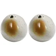 2x LVD Ceramic Birdie Ornament Large Decorative Tabletop Statue Home Decor White