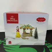St. Nicholas Square Village Disney Princess Snow White Well Hand Painted