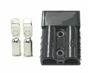 6X Connectors Anderson Style Plug DC Power 50AMP Solar Caravan 6AWG BLACK