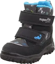 [Superfit] Boys Husky1 Warm Lined Gore-Tex Snow Boots, Grey light blue 2000, 26 EU Weit