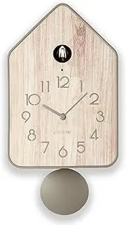 Guzzini 168606158-CN Pendulum QQ-UP Wood Wall Clock
