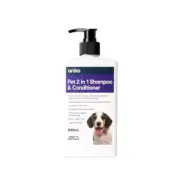 2in1 Pet Shampoo & Conditioner for Dogs Cats Grooming Soothing Clean 500ml*
