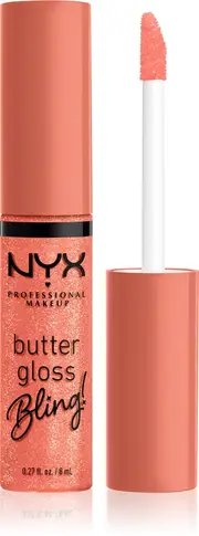 NYX Professional Makeup Butter Gloss Bling Glossy Lip Gloss Color 02 Dripped Out 8ml