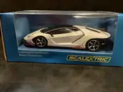 New Scalextric Lamborghini Centenario - Blanco 1:32 Scale - C4087 Digital