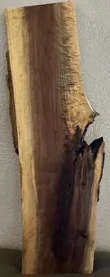 Black Walnut Claro Live Edge Slab Kiln Dried Planed 3/4”x8 3/4-11”x33 1/2” epoxy