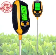6-in-1 Soil PH & Moisture Meter, Temperature, Light, Salinity Tester for Garden
