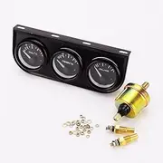 3in1 Oil Temp Water Temp Oil Pressure Gauge Sensor for Auto Car Truck Meter