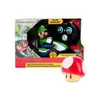 在飛比找momo購物網優惠-【Nintendo 任天堂】路易吉迷你遙控車款+經典蘑菇燈(