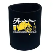 Alcohol Australia Drinking Squad - Funny Novelty Stubby Holder