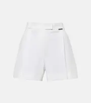 [Brunello Cucinelli] Brunello Cucinelli Pleated cotton shorts AU 16 white
