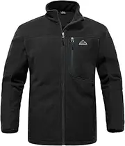 [Rdruko] Men's Fleece Jackets Full Zip Lightweight Outdoor Hiking Jackets Winter Coats