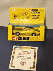 Corgi Model Club Reissue 276 Oldsmobile Toronado '"Golden Jacks'" New