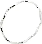 [Treasure Bay] TreasureBay Wavy Sterling Silver Bangle Bracelet for Women