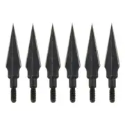 Arrow Tip Carbon Steel Screw in Broadheads for Archerys Compound Bows Crossbows