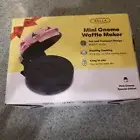 Bella Christmas Pink Multicolor Gnome Mini Waffle Maker NIB SEE PICS