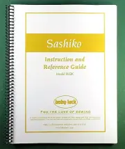 Baby Lock Sashiko BLQK Instruction Manual: Full Color & Protective Covers!