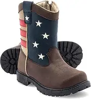 [Canyon Trails] Kids Cowboy Boots for Boys & Girls Unisex Toddler Western Boots for Kids - Work Boots for Kids - Boys and Girls Cowboy Boots - Western Style Kids Boots
