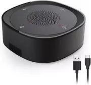 USB Speakerphone Microphone, Conference Speaker Omnidirectional Computer Mic NEW